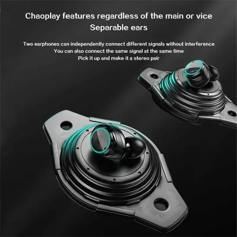 NEW TWS Wireless Headphones Earphones Bluetooth Touch Control Noise